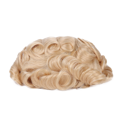 70% Extra Light Density Men Toupee Chicago Swiss Mono Top Segmentable PU Around hair system