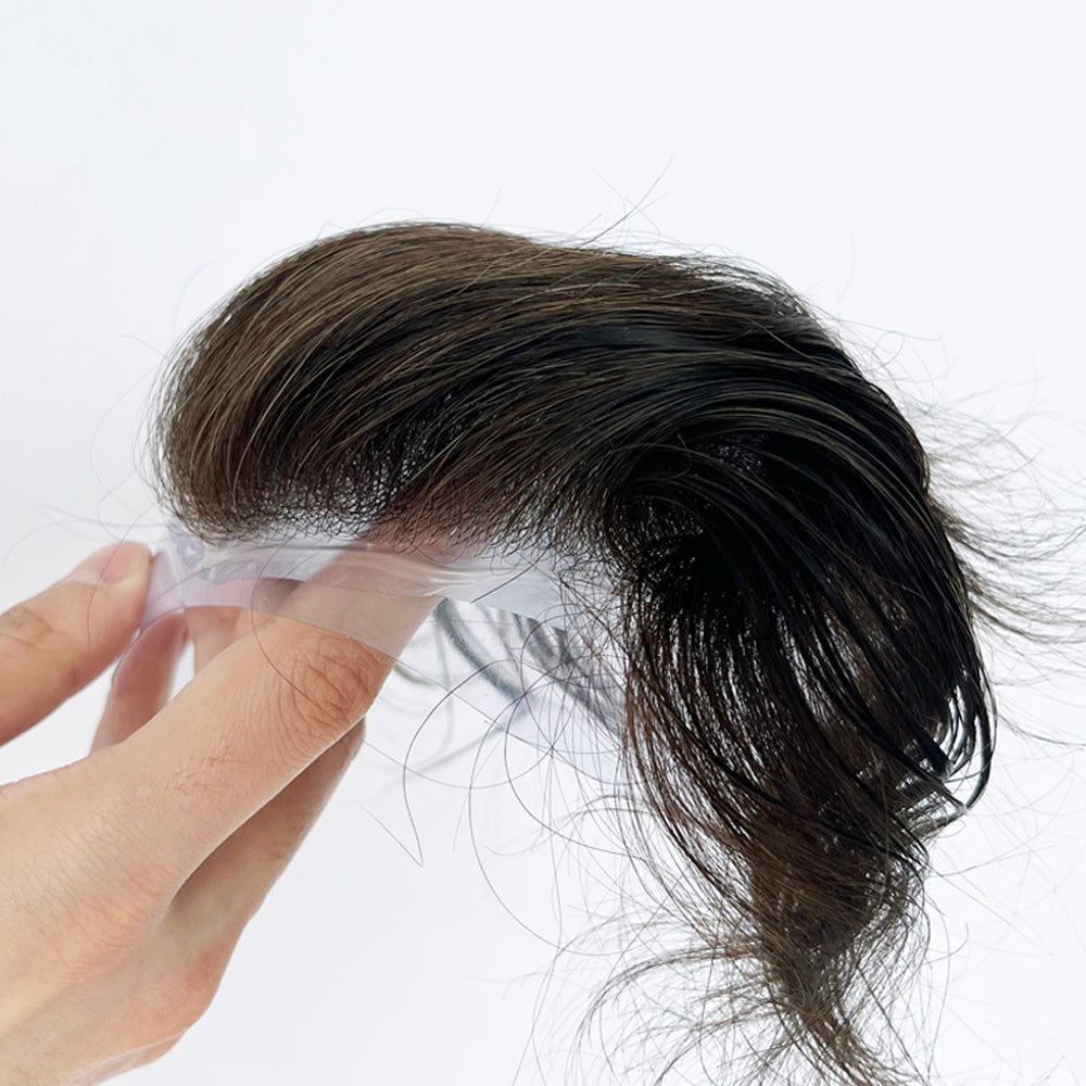 dark brwon hairline