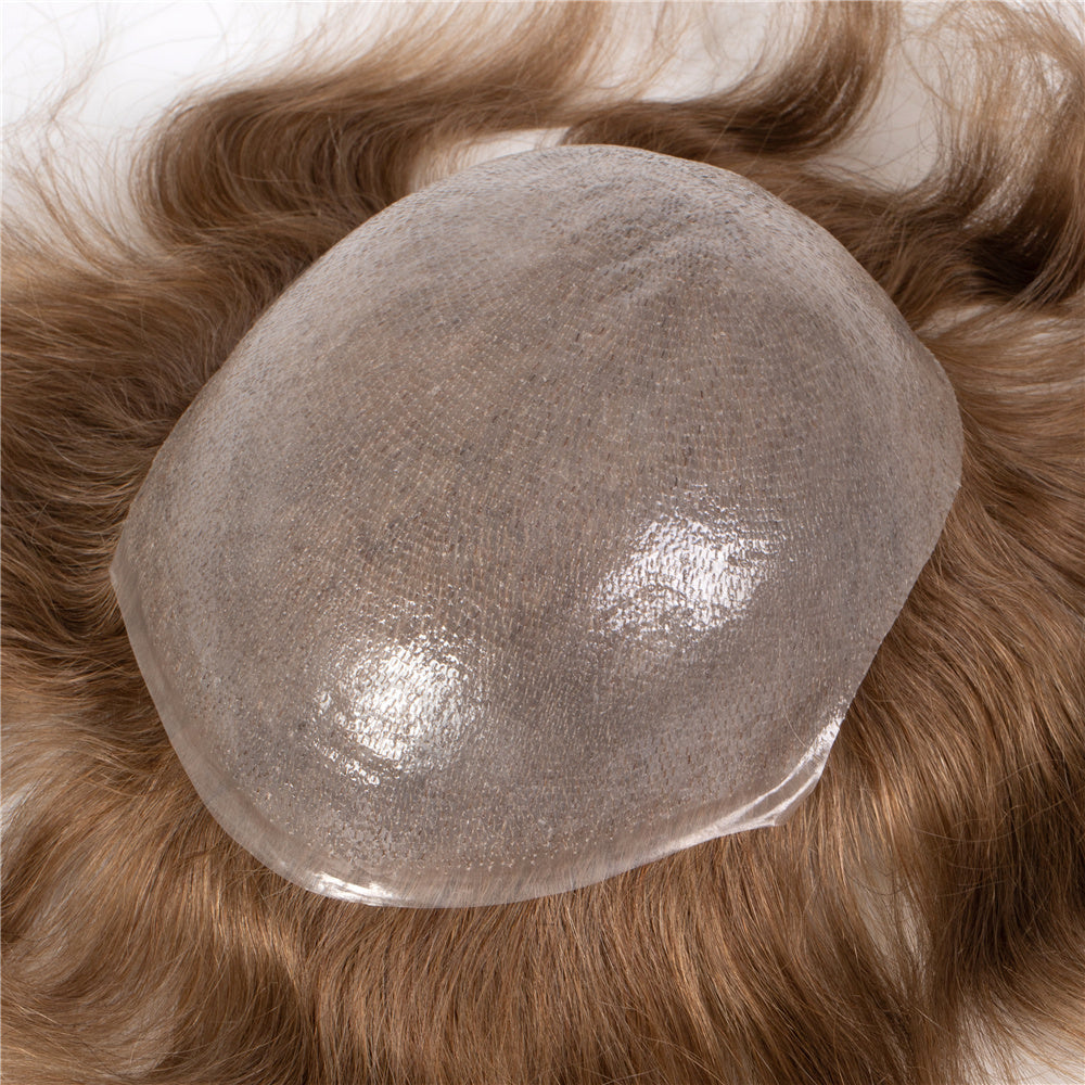V-loop 0204mm Low-Density European Human Hair #18 Color Thin Skin Hair Systems