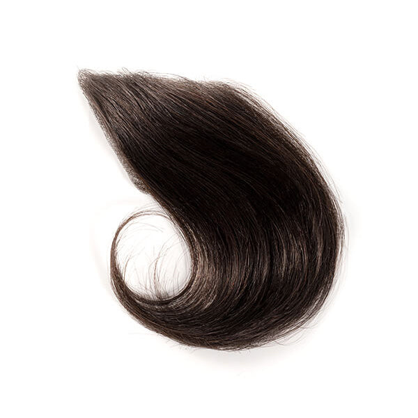 Temple Patch (2 Pieces) - 100% Human Hair Super Soft V-loop Thin Skin PU Base