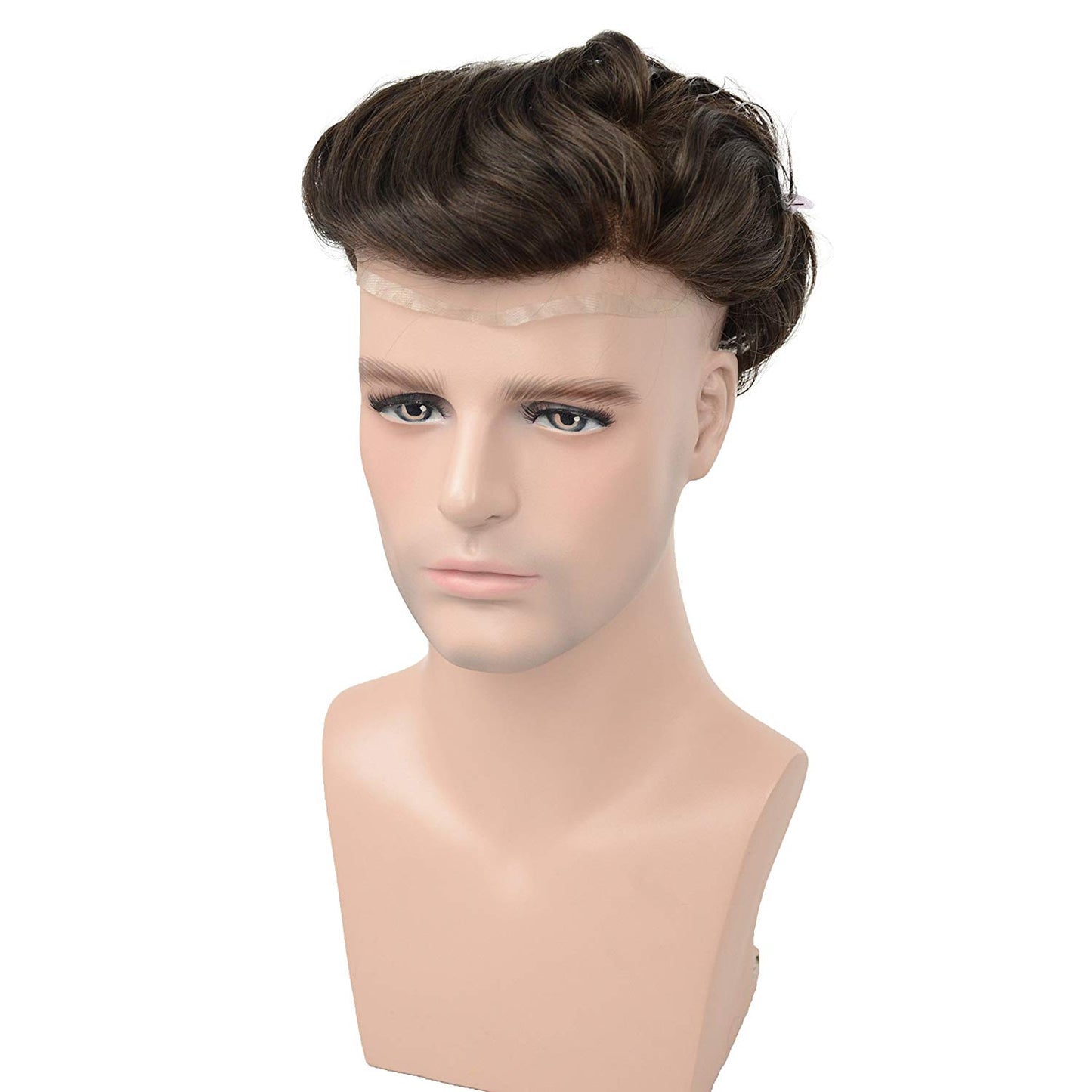 Human Hair Lace Front Men Wigs