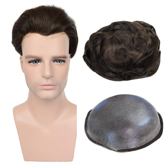 Human Hair Men Toupees