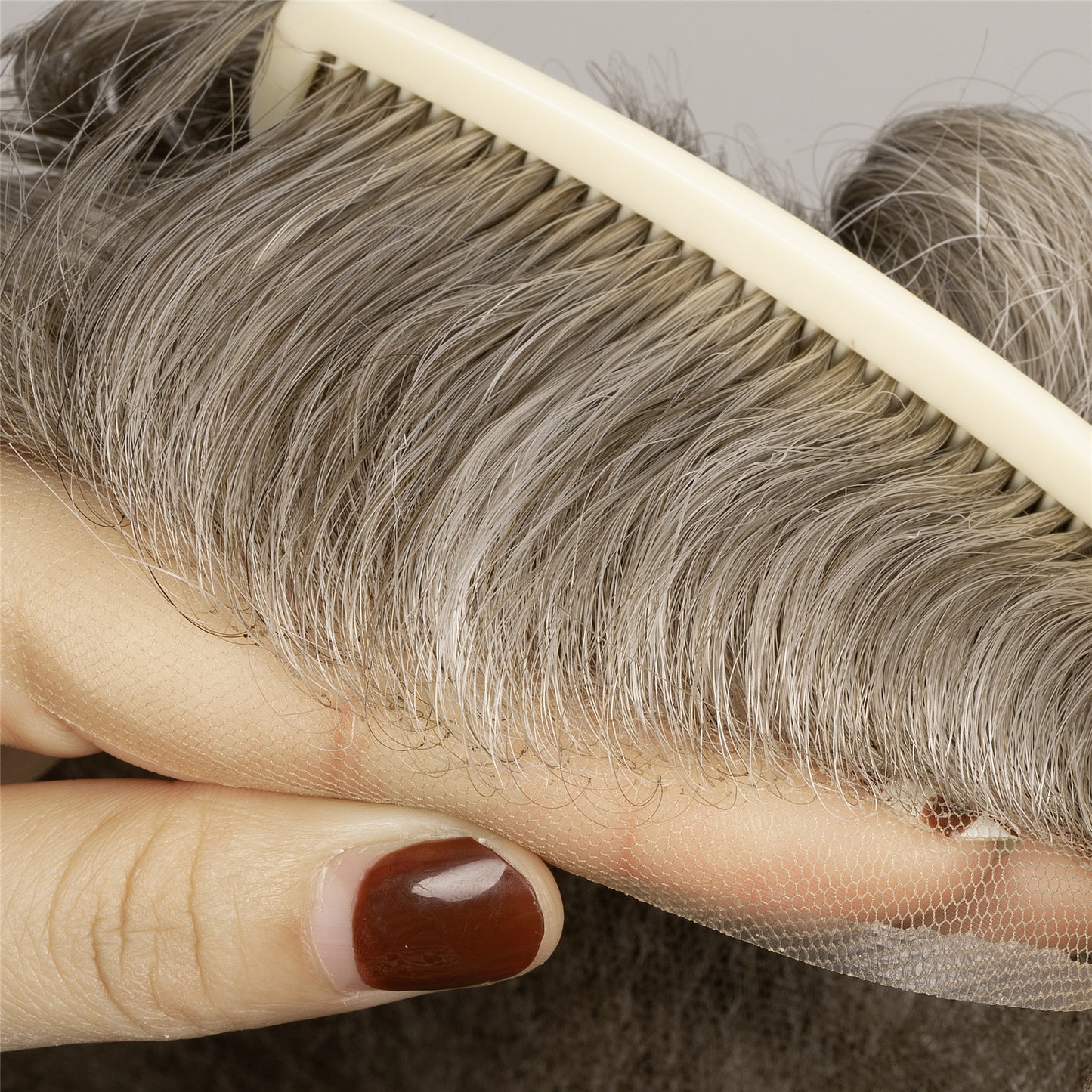 Human Hair Full Lace Base Color #1760 Toupee For Men