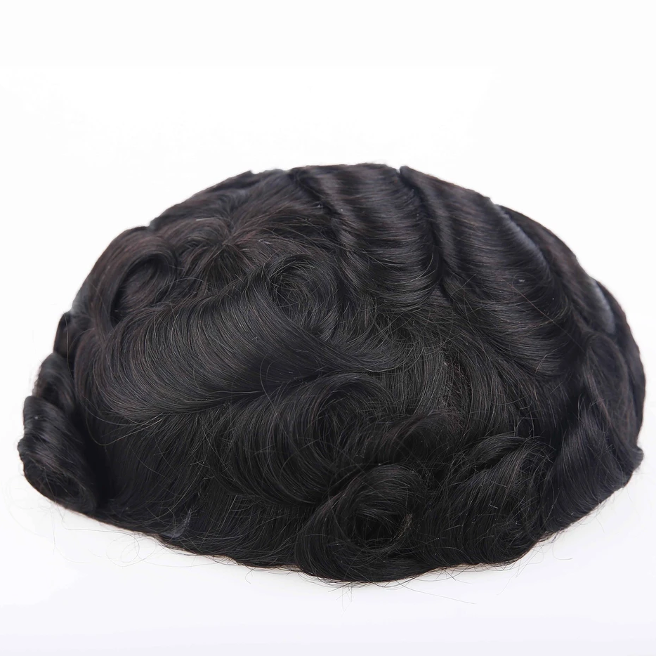 Human Hair Men Wigs
