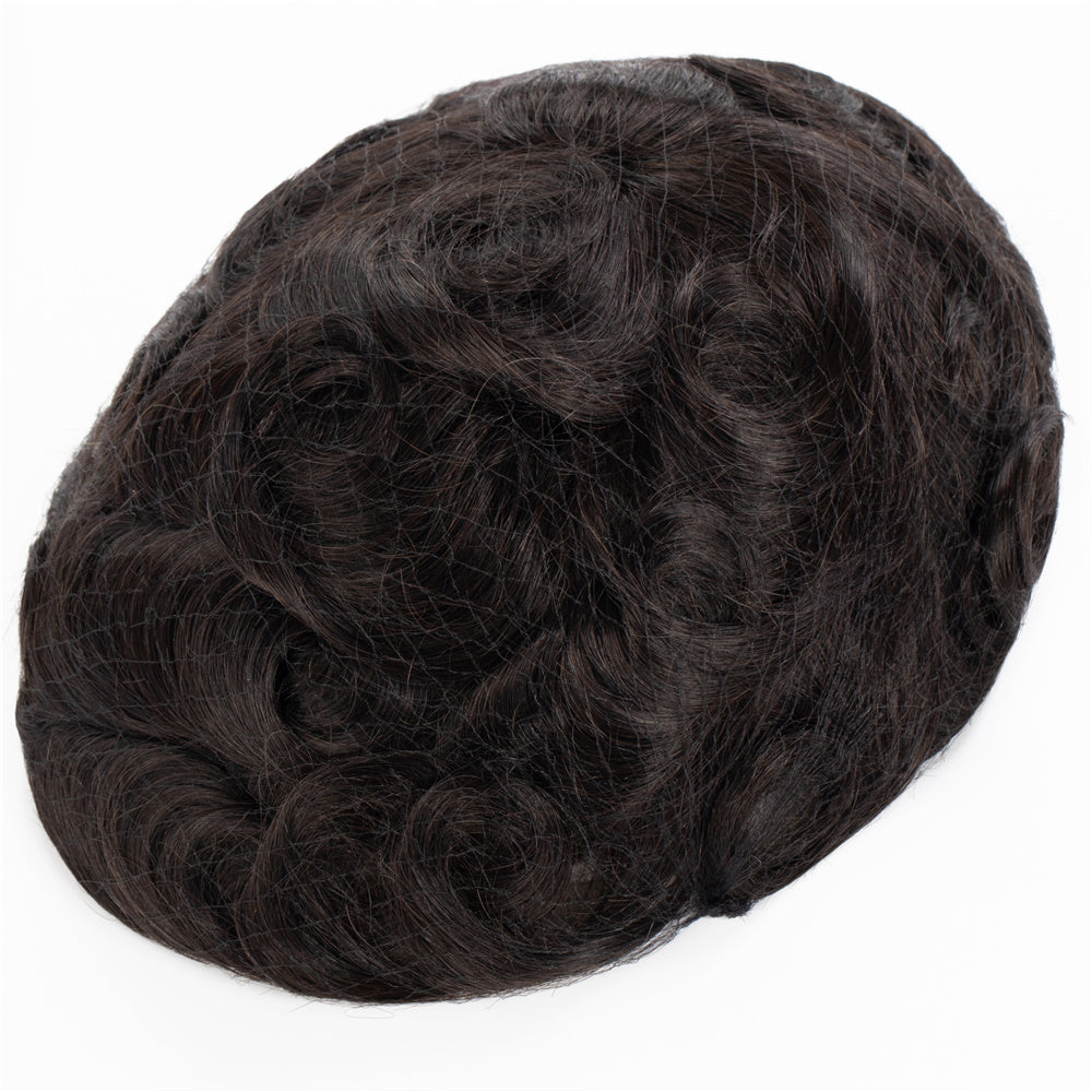 Human Hair Men Wigs