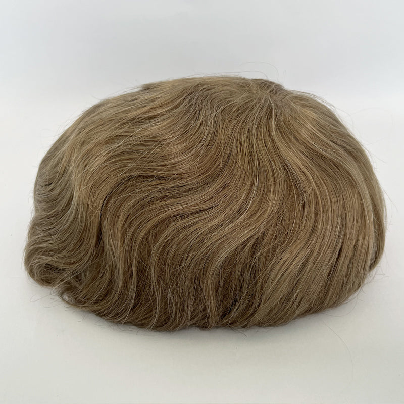 Virgin European Hair V-loop #2020 Thin Skin Men Toupee