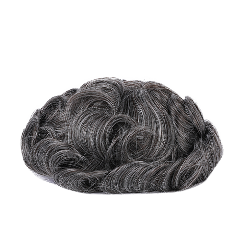 70% Extra Light Density Men Toupee Chicago Swiss Mono Top Segmentable PU Around hair system