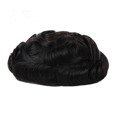 70% Extra Light Density Men Toupee Chicago Swiss Mono Top Segmentable PU Around hair system