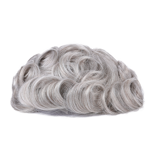 70% Extra Light Density Men Toupee Chicago Swiss Mono Top Segmentable PU Around hair system