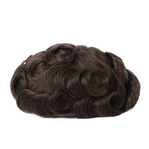 70% Extra Light Density Men Toupee Chicago Swiss Mono Top Segmentable PU Around hair system