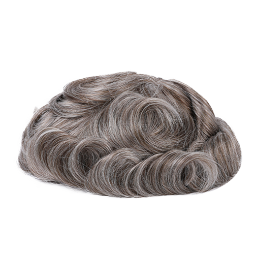 70% Extra Light Density Men Toupee Chicago Swiss Mono Top Segmentable PU Around hair system