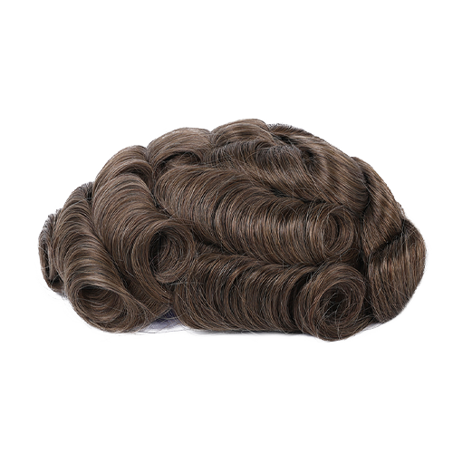 70% Extra Light Density Men Toupee Chicago Swiss Mono Top Segmentable PU Around hair system