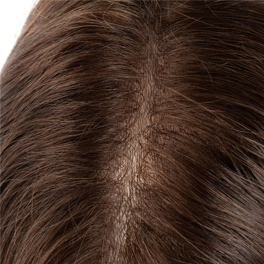 V-loop 0204mm European Human Hair #2 Dark Brown Color Thin Skin Hair Systems