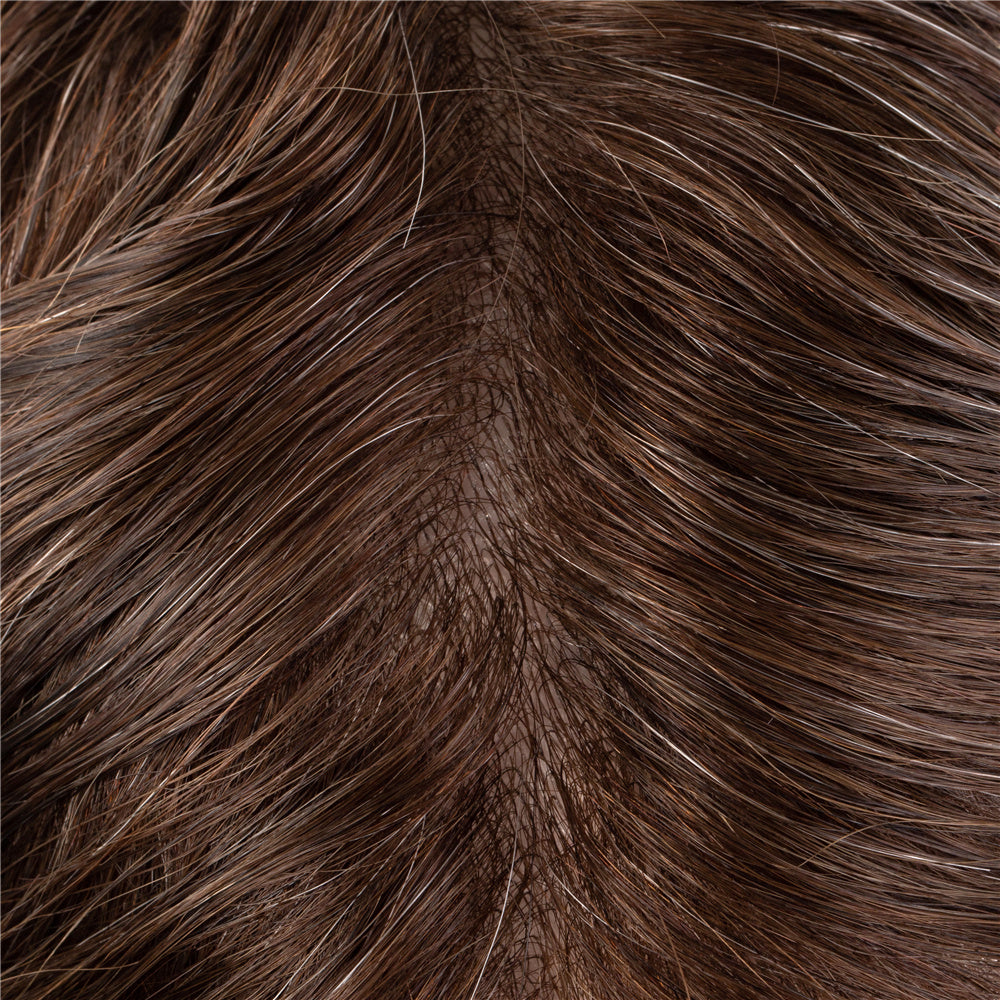 V-loop 0204mm European Human Hair #310 Color Thin Skin Hair Systems