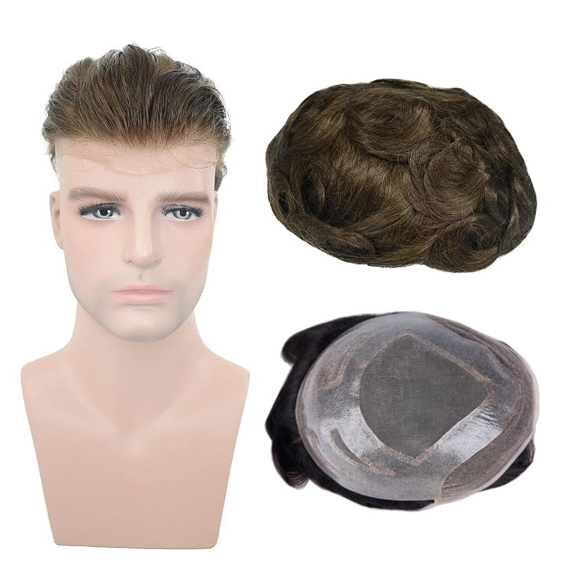 Brown-Color-On-Rite-Toupee-For-Men